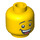 LEGO &#039;Where are my Pants?&#039; Guy Minifigure Head (Safety Stud) (3626 / 15907)