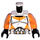 LEGO White 212th Battalion Clone Trooper Minifig Torso (973 / 76382)