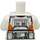 LEGO Bílá 212th Clone Trooper s Bílá Paže Minifigurka Trup (973 / 76382)