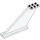 LEGO White Aircraft Tail 12 x 2 x 5 (18988 / 87614)