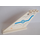 LEGO White Aircraft Tail 12 x 2 x 5 with Dark Azure Stripe and Target Pattern Model Left Sticker (18988)