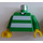 LEGO Weiß und Green Team Player mit Number 9 auf Der Rücken Torso (973)