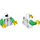 LEGO Weiß Angler Female Minifig Torso (973 / 76382)