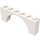 LEGO Weiß Bogen 1 x 6 x 2 Dünne Oberseite ohne verstärkte Unterseite (12939)