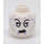 LEGO Weiß Asajj Ventress Minifigure Kopf (Einbau-Vollbolzen) (3626 / 20589)