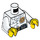 LEGO blanc Astor City Garder Minifig Torse (973 / 76382)