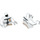 LEGO blanc Astronaut Minifig Torse (973 / 76382)