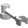LEGO Weiß Bar 1 x 3 mit Vertikale Clip (4735)