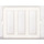 LEGO Weiß Bar 1 x 4 x 3 mit 2 Fensterscharnieren (6016)