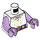 LEGO Wit Barb met Vlam Minifig Torso (973 / 76382)
