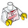 LEGO White Baseball Player Torso (973 / 88585)
