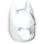 LEGO blanc Batman Cowl Masquer avec des oreilles angulaires (10113 / 28766)