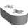 LEGO blanc Faisceau 2 x 0.5 avec Essieu des trous (41677 / 44862)