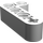 LEGO Weiß Strahl 2 x 4 Gebogen 90 Grad, 2 und 4 Löcher (32140 / 42137)