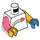 LEGO Weiß Bear Costume Guy Minifig Torso (973 / 76382)