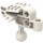 LEGO Weiß Bionicle Kopf Verbinder mit Kugelgelenk 3 x 2 (47332)