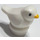 LEGO Weiß Vogel mit Gelb Schnabel (48831 / 100043)