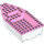 LEGO White Boat 8 x 16 x 3 with Pink Top (28925)