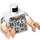 LEGO blanc Bobby Berk avec Open Hawaiian Shirt Torse (973 / 79502)