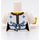 LEGO Bianco Bodice Busto con Grande Blu Arco e Laces (973 / 76382)