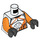 LEGO Wit Bomb Squad Trooper Torso (973 / 76382)