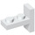 LEGO White Bracket 1 x 2 with Vertical Tile 1 x 2 (4585)