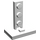 LEGO Wit Beugel 2 x 3 met 1 x 3 Trein Signaal Stand (4169)