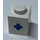 LEGO White Brick 1 x 1 with Bold Blue &quot; &quot; (3005)