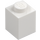 LEGO Blanc Brique 1 x 1 avec Boo Bouche Noir Line (79561 / 107975)