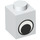 LEGO White Brick 1 x 1 with Eye without Spot on Pupil (40038 / 48409)