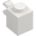 LEGO White Brick 1 x 1 with Horizontal Clip (60476 / 65459)