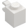 LEGO White Brick 1 x 1 with Horizontal Clip (60476 / 65459)