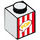 LEGO blanc Brique 1 x 1 avec &#039;POP&#039; dans speech Bulle (33466 / 43156)