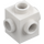 LEGO Bianco Mattoncino 1 x 1 con Bottoncini su Quattro Lati (4733)