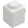 LEGO White Brick 1 x 1 with Two Studs on Adjacent Sides (26604)