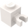 LEGO White Brick 1 x 1 with Vertical Clip (&#039;U&#039; Clip, Solid Stud) (30241 / 60475)