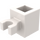 LEGO Weiß Backstein 1 x 1 mit Vertikale Clip (&#039;U&#039;-Clip, fester Bolzen) (30241 / 60475)