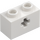 LEGO Bianco Mattoncino 1 x 2 con Foro dell&#039;asse (&#039;+&#039; apertura e tubo inferiore) (31493 / 32064)