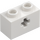 LEGO Bianco Mattoncino 1 x 2 con Foro dell&#039;asse (&#039;+&#039; apertura e tubo inferiore) (31493 / 32064)