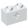 LEGO blanc Brique 1 x 2 avec Essieu Trou (Ouverture &#039;X&#039;) (32064)