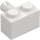 LEGO White Brick 1 x 2 with Pin with Bottom Stud Holder (44865)