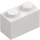 LEGO White Brick 1 x 2 with San Francisco Building Windows with Bottom Tube (3004 / 45329)