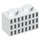 LEGO White Brick 1 x 2 with San Francisco Building Windows with Bottom Tube (3004 / 45329)