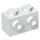 LEGO Weiß Backstein 1 x 2 mit Bolzen auf Eins Seite (11211)