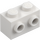 LEGO Blanc Brique 1 x 2 avec Tenons sur Côtés opposés (52107)