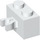 LEGO White Brick 1 x 2 with Vertical Clip (Gap in Clip) (30237)