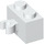 LEGO White Brick 1 x 2 with Vertical Clip (Open &#039;O&#039; clip) (42925 / 95820)