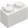 LEGO White Brick 1 x 2 with Vertical Clip with Open &#039;O&#039; Clip (42925 / 95820)