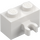 LEGO White Brick 1 x 2 with Vertical Clip with Open &#039;O&#039; Clip (42925 / 95820)