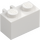 LEGO White Brick 1 x 2 with Vertical Clip with Open &#039;O&#039; Clip (42925 / 95820)